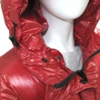 【Michael Kors】金字LOGO可拆卸帽保暖外套(紅色)