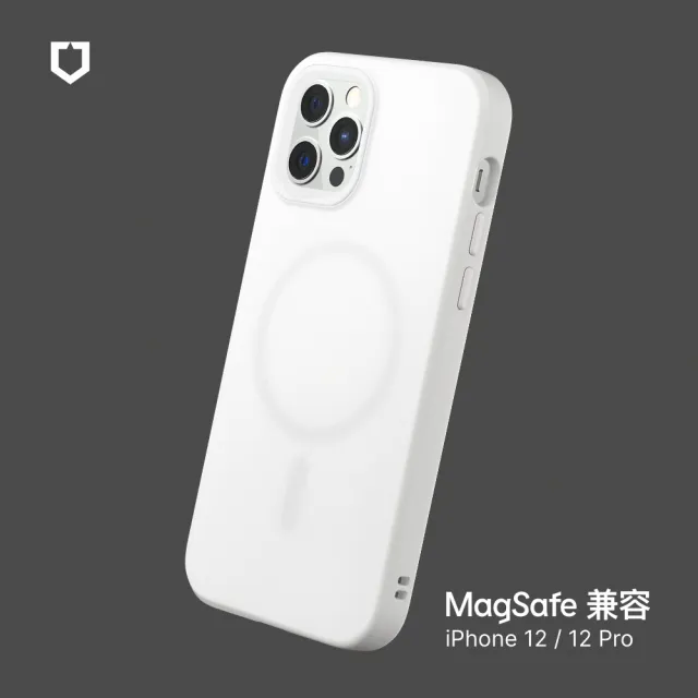 【RHINOSHIELD 犀牛盾】iPhone 12/12 Pro 6.1吋 SolidSuit MagSafe兼容 磁吸手機保護殼(經典防摔背蓋殼)