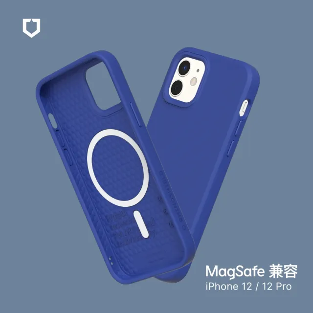 【RHINOSHIELD 犀牛盾】iPhone 12/12 Pro 6.1吋 SolidSuit MagSafe兼容 磁吸手機保護殼(經典防摔背蓋殼)