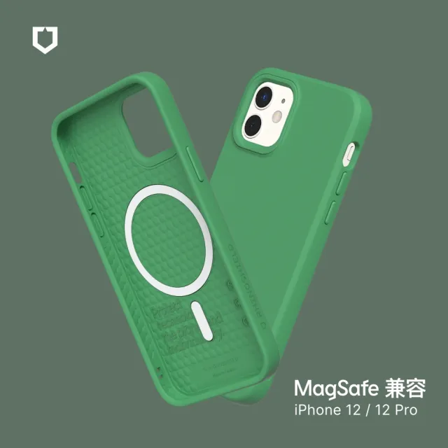 【RHINOSHIELD 犀牛盾】iPhone 12/12 Pro 6.1吋 SolidSuit MagSafe兼容 磁吸手機保護殼(經典防摔背蓋殼)