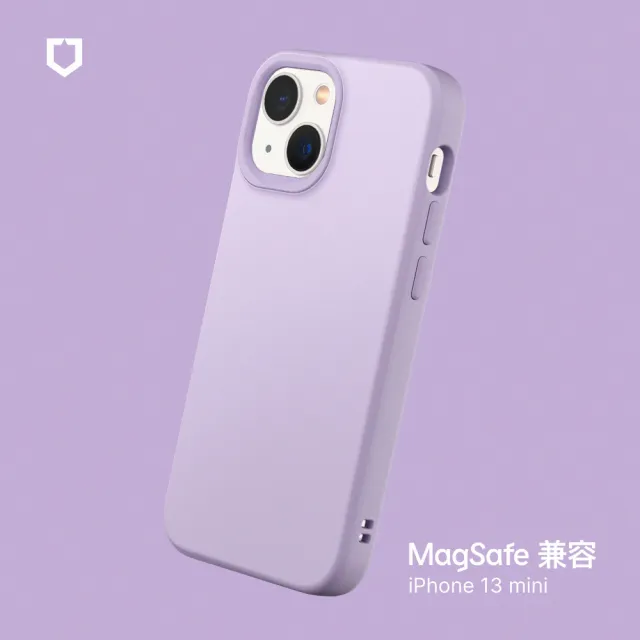 【RHINOSHIELD 犀牛盾】iPhone 13 mini 5.4吋 SolidSuit MagSafe兼容 磁吸手機保護殼(經典防摔背蓋殼)