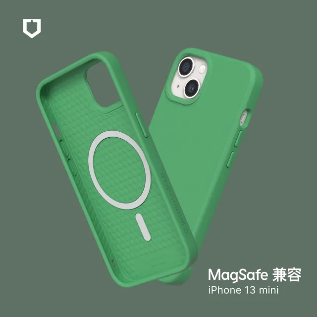 【RHINOSHIELD 犀牛盾】iPhone 13 mini 5.4吋 SolidSuit MagSafe兼容 磁吸手機保護殼(經典防摔背蓋殼)