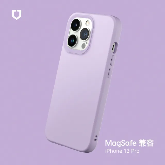 【RHINOSHIELD 犀牛盾】iPhone 13 Pro 6.1吋 SolidSuit MagSafe兼容 磁吸手機保護殼(經典防摔背蓋殼)