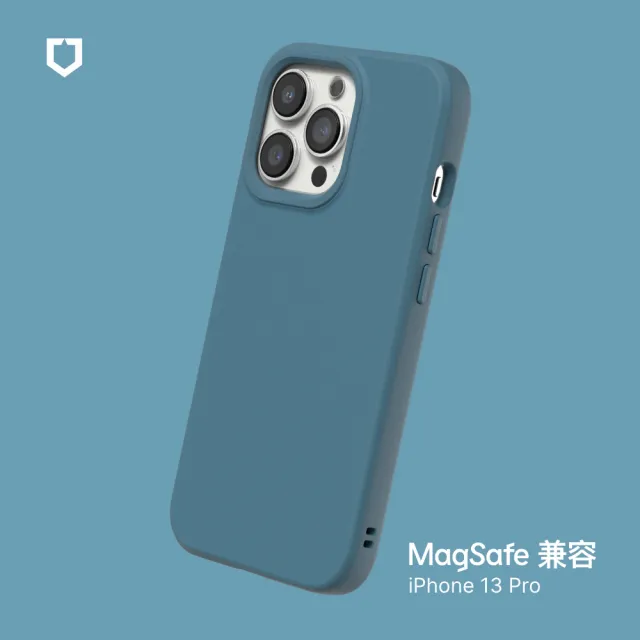 【RHINOSHIELD 犀牛盾】iPhone 13 Pro 6.1吋 SolidSuit MagSafe兼容 磁吸手機保護殼(經典防摔背蓋殼)