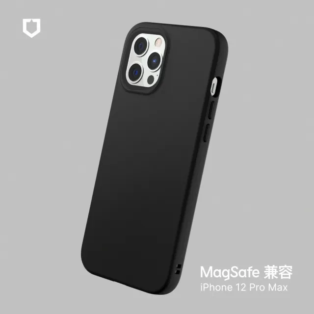 【RHINOSHIELD 犀牛盾】iPhone 12 Pro Max 6.7吋 SolidSuit MagSafe兼容 磁吸手機保護殼(經典防摔背蓋殼)