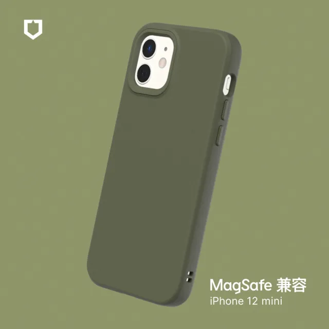 【RHINOSHIELD 犀牛盾】iPhone 12 mini 5.4吋 SolidSuit MagSafe兼容 磁吸手機保護殼(經典防摔背蓋殼)