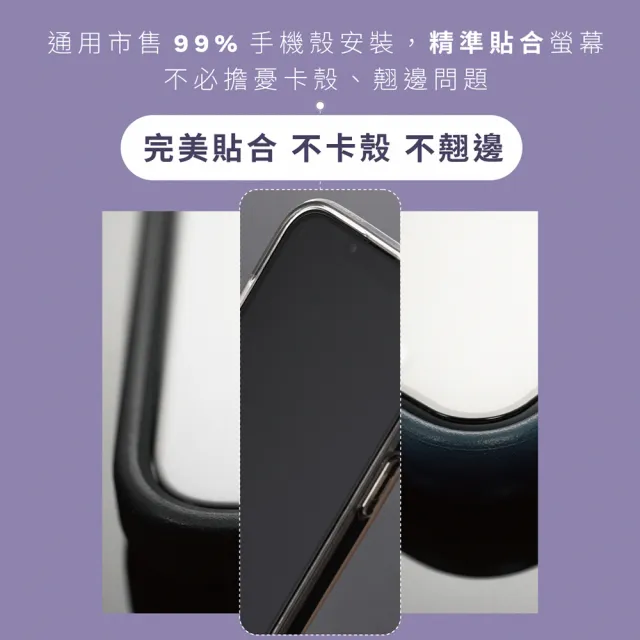 【grantclassic】G極鏡 iPhone 15系列 9H黑邊防窺玻璃貼(官方品牌館)