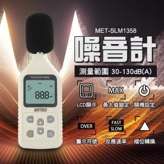 【精準科技】分貝儀 噪音計 噪音檢測 高感度分貝器 噪音管制量 音訊分析儀 噪聲計 環保局(550-SLM1358)