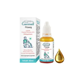 【德國 Natural Fit 活粒適】毛孩安心Q10液 30ml(寵物保健 貓狗心臟保健 皮膚健康 毛髮健康 素食)