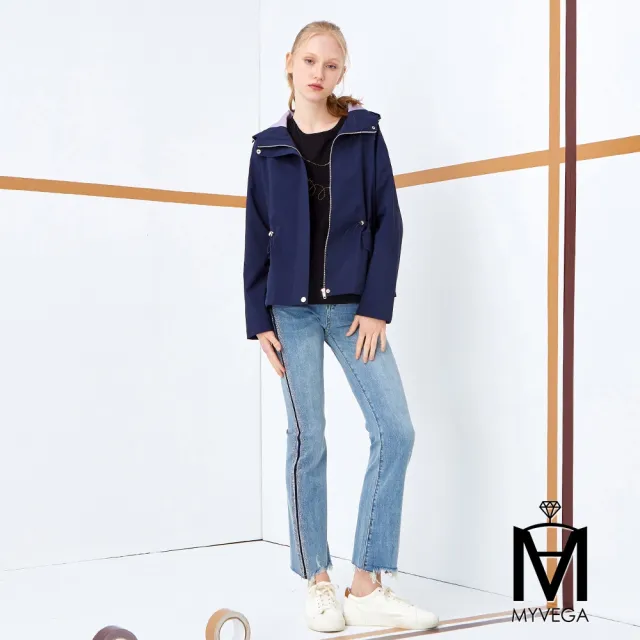 【MYVEGA 麥雪爾】出清品 MA多款保暖連帽防風風衣外套(連帽外套/風衣/防風/冬季大衣/女外套)