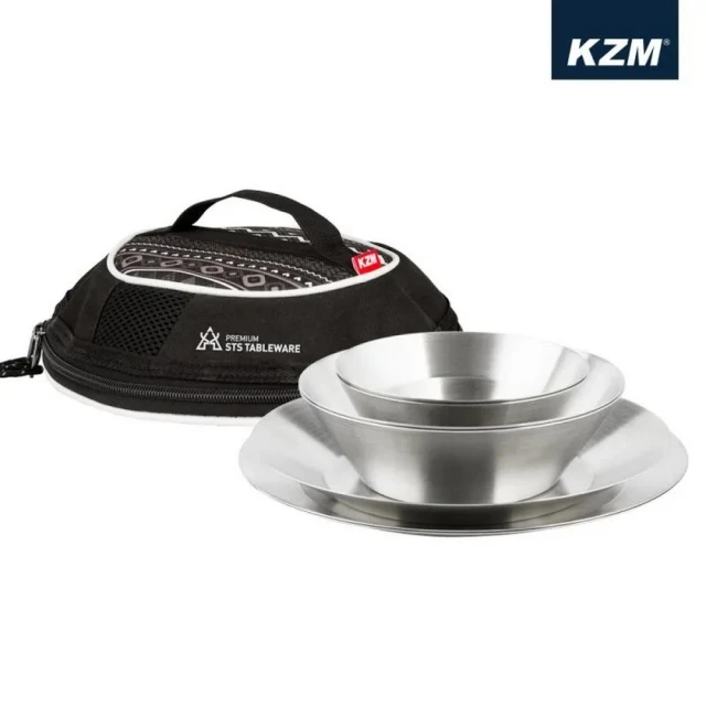 KZMKZM 304不鏽鋼碗盤組9P(K20T3K001)