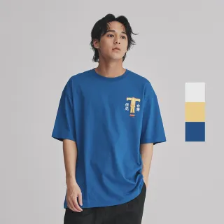 【plain-me】保庇系列-樸嚨宮舞獅保庇TEE JNP0118-242(男款/女款 共3色 TEE 上衣 短袖上衣)