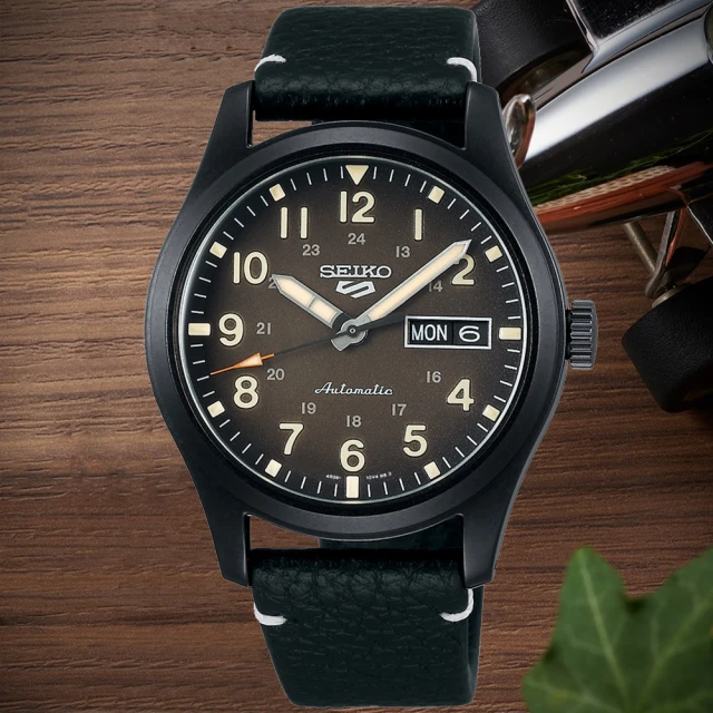 SEIKO 精工 5 Sports系列 軍風時尚 機械腕錶 