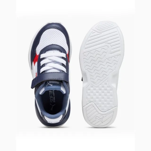 【PUMA】運動鞋 跑鞋 慢跑鞋 休閒鞋 中大童 小童 X-Ray Speed Lite AC+ PS 白藍色(38552520)