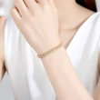 【Aphrodite 愛芙晶鑽】鋯石手環 縷空手環/華麗閃耀鋯石鑲嵌縷空造型手環(2色任選)