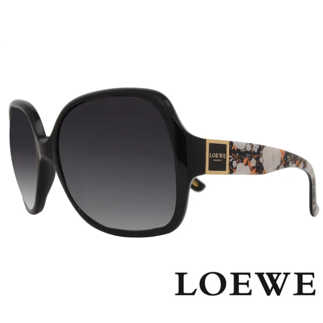 LOEWE 羅威 新款滿版Anagram 圖案羊毛絲質羊絨混