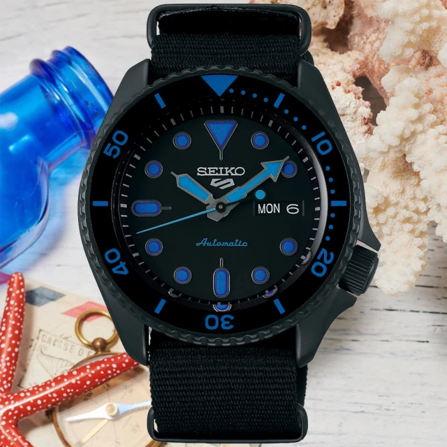 SEIKO 精工 5 Sports系列 軍風時尚 機械腕錶 
