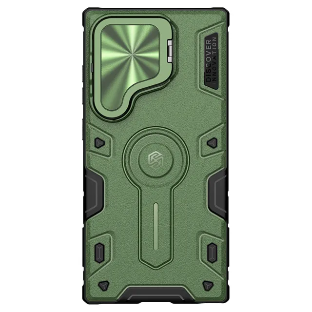 【NILLKIN】SAMSUNG 三星 Galaxy S24 Ultra 黑犀 Prop 磁吸殼(鏡頭保護)