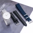 【Nordgreen】本真 36mm 月光銀殼×白面 米蘭錶帶+藍尼龍錶帶+極夜黑皮錶帶 組合裝(NR36SIXXMESINYNALEBL)