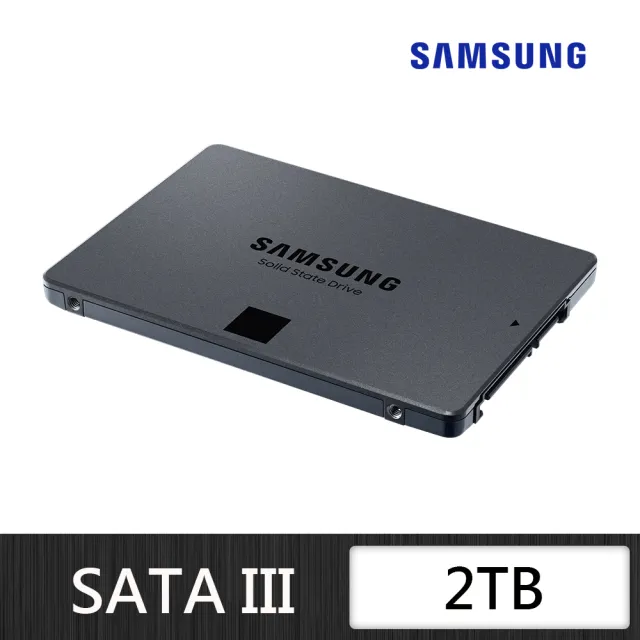 【SAMSUNG 三星】870 QVO 2TB SATA ssd固態硬碟 (MZ-77Q2T0BW) 讀 560M/寫 530M