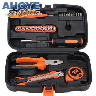 【AHOYE】24件家用修繕工具套裝 工具箱