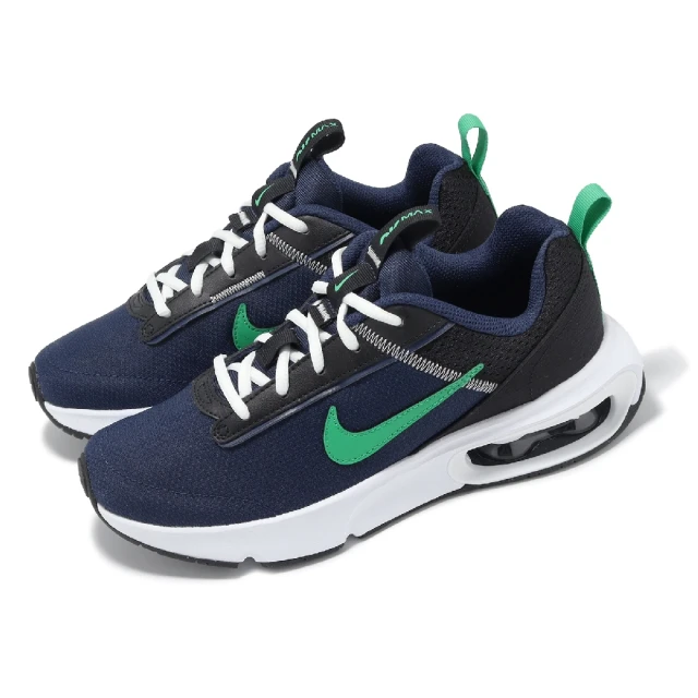 NIKE 耐吉 休閒鞋 Air Max Intrlk Lite GS 大童 女鞋 藍 綠 氣墊 緩震 透氣 運動鞋(DH9393-402)