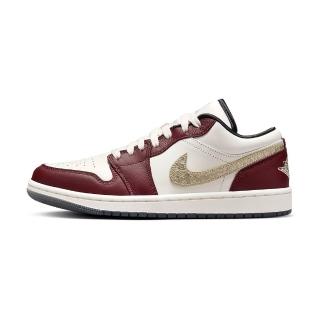 【NIKE 耐吉】Air Jordan 1 Low SE CNY 女鞋 酒紅色 喬丹 龍年 AJ1 休閒鞋 FJ5735-100
