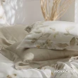 【HOYACASA  禾雅寢具】100%抗菌天絲兩用被床包組-暮穗和曉(雙人)