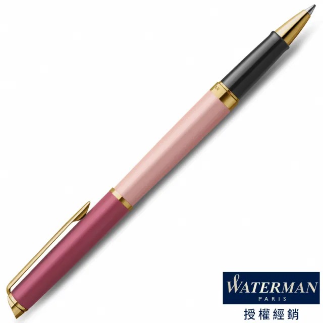 【WATERMAN】威迪文 雋雅系列 真彩 粉色金夾 鋼珠筆
