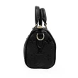【Louis Vuitton 路易威登】M82450 經典Nano Speedy壓紋Monogram皮革迷你手提/斜背包(黑色)