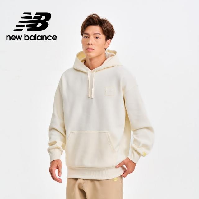 【NEW BALANCE】NB SDS厚磅連帽長袖上衣_AMT41351CIC_男性_米杏色(亞版 版型正常)