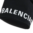 【Balenciaga 巴黎世家】簡約電繡LOGO素雅帆布迷你手提水桶包兩用包(黑)