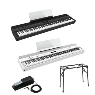 【ROLAND 樂蘭】FP-90X 88鍵 數位鋼琴 電鋼琴 單主機(贈台製琴架/耳機/鋼琴保養油/原廠保固2年)