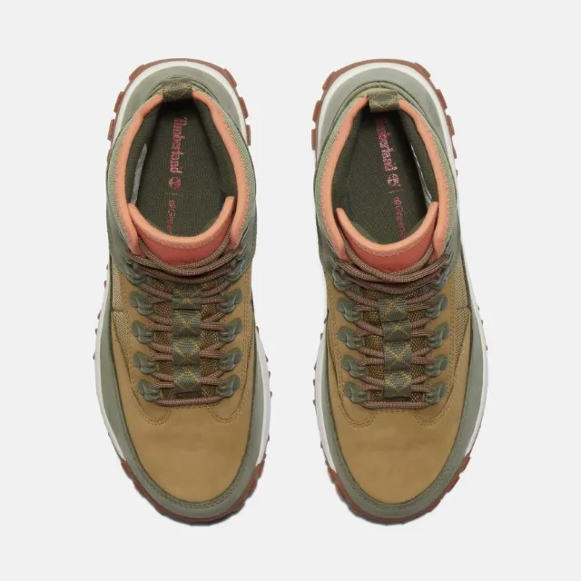 【Timberland】女款深綠色 Greenstride™ Motion 6 防水健行鞋(A2K14EO6)
