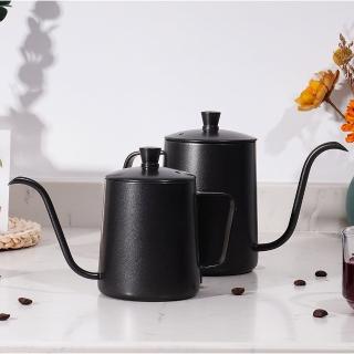 【Life shop】不鏽鋼手沖壺 350ml/黑色(4mm 細口壺 咖啡壺 手沖咖啡壺 手沖壺)