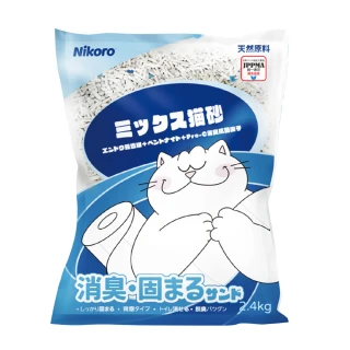 【Nikoro】妮可露混合貓砂*4包組(貓砂、豆腐砂、混和豆腐砂)