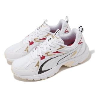 【PUMA】休閒鞋 Milenio Tech Dragon Year 男鞋 女鞋 白 紅 CNY 龍年 情侶鞋(395254-01)