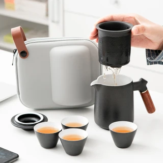 【Life shop】輕便旅行茶具組(泡茶組 旅行泡茶 茶具 茶器套裝組)