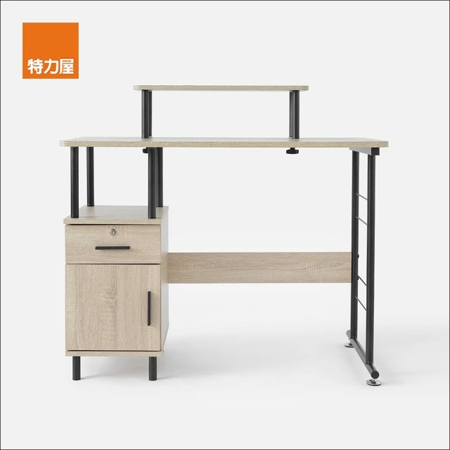 BODEN 曼珊4尺L型書櫃+工作書桌組合(F款-2.7尺二