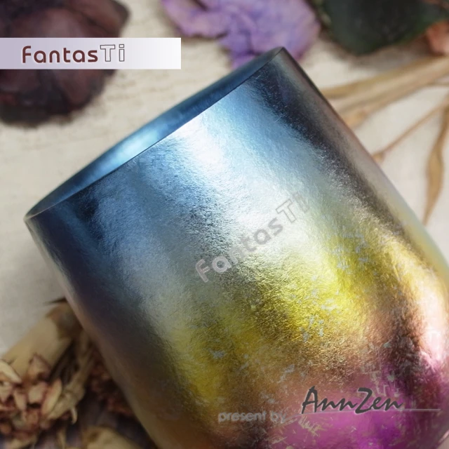 AnnZen 《FantasTi》鈦愛生活-雙層保冷溫純鈦杯-炫彩結晶(純鈦雙層杯-炫彩結晶)