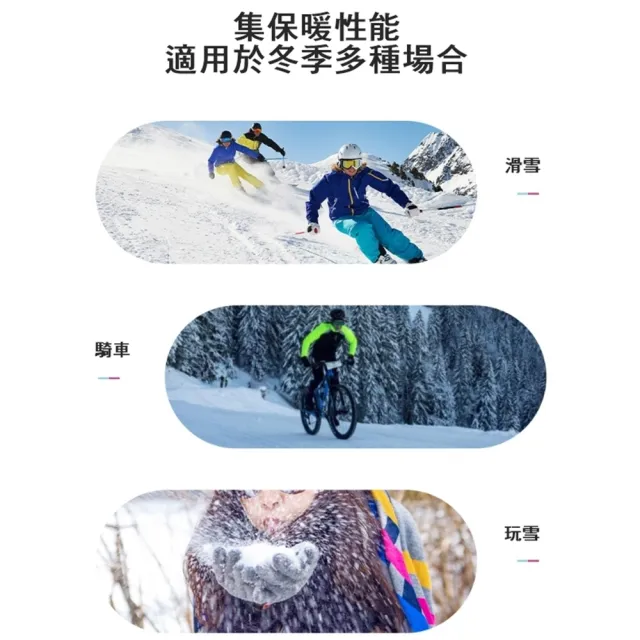 【橘魔法】圓標雪星防風防水手套(大人 滑雪 玩雪 保暖 可觸控 機車 騎車 手套 寒流 防寒)