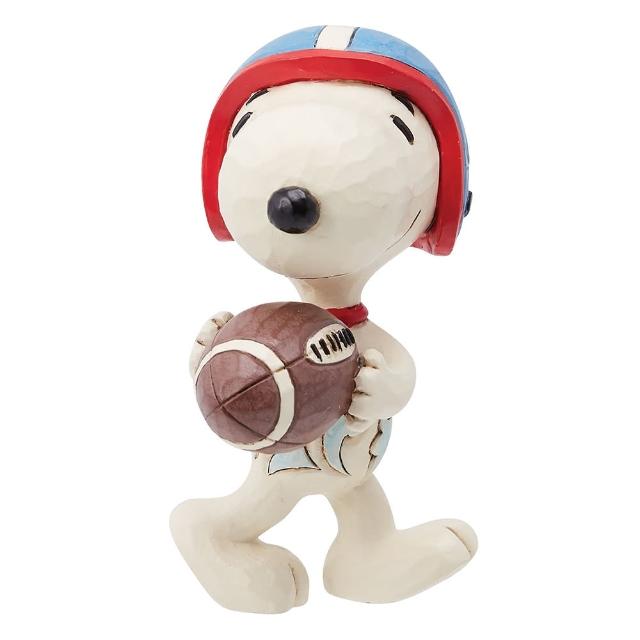 【Enesco】精品家飾 SNOOPY 迷你史努比足球選手居家擺飾