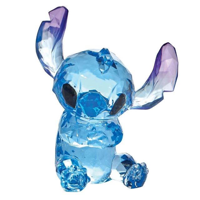 【Enesco】精品家飾 Disney 迪士尼 星際寶貝 史迪奇透明居家擺飾