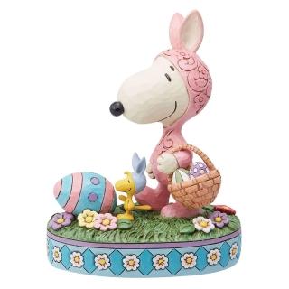 【Enesco】精品家飾 SNOOPY 史努比和胡士托復活節彩蛋居家擺飾