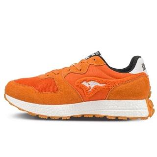 【KangaROOS】美國袋鼠鞋 男 AUSSIE EVO 復古運動跑鞋 橘(KM21212)