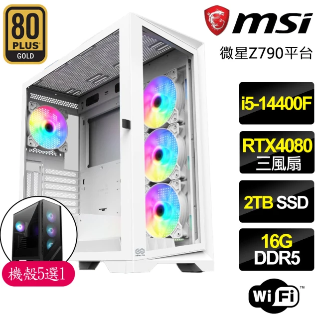 微星平台 i5十核Geforce RTX4080 16G W