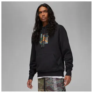 【NIKE 耐吉】聯名限量款 UNDEFEATED JORDAN 聯名 連帽上衣 男 帽T 長袖 黑色 灰色(DX4300-010DX4300-050)