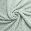 【OKPOLO】台灣製造厚磅希爾頓紋大浴巾-綠青瓷3條入(厚實柔軟 遇水瞬吸)