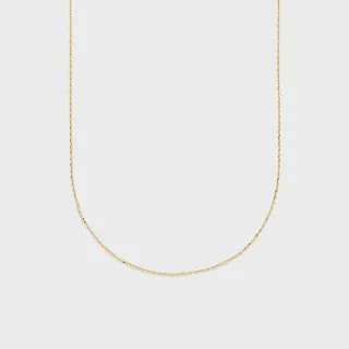 【agete】NOJESS 10K素鍊-50cm