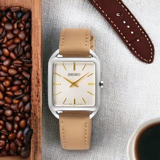 【SEIKO 精工】CS系列 簡約方形女錶 指標錶 手錶 送禮(4N30-00L0P/SWR089P1)